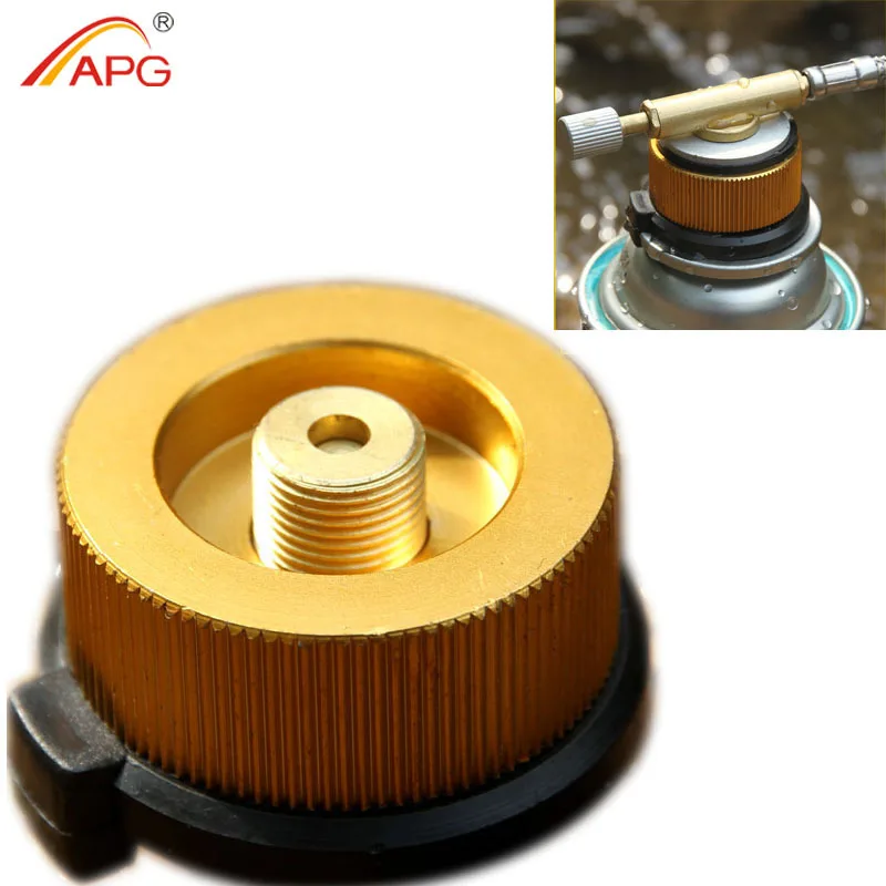 Adapter gazowy do kuchenek APG i adapter ze stopu aluminium do butli na butan