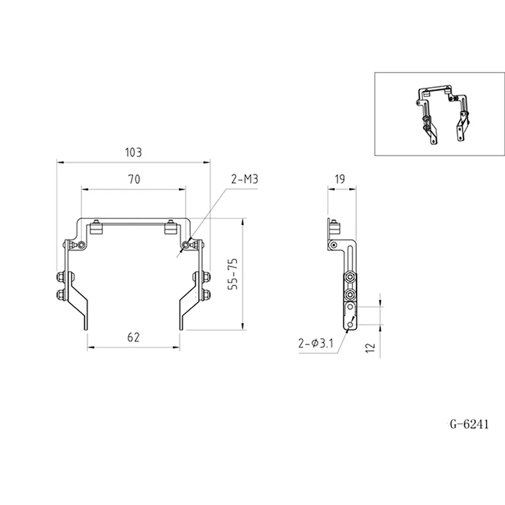 Car Cabin Metal Bracket Rack For Tamiya 1/14 FH16 Truck Model Tractor Truck Cab DIY Accessories