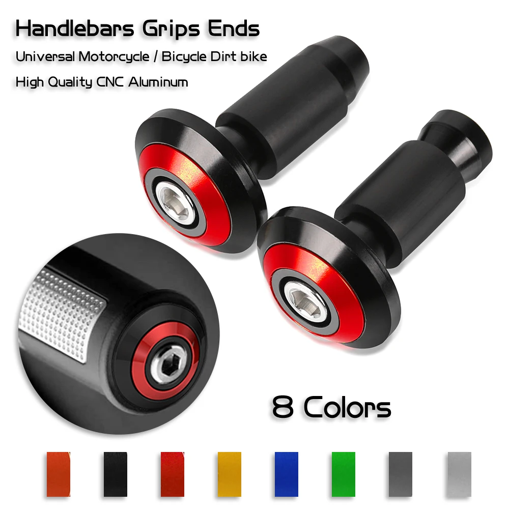 

CNC 22MM Handlebar Grips Handle Bar Cap End Plugs For Aprilia Rs 125 1000 R 2000 250 50 Rx50 650 750 200 500 Rs 250 Fairing Kit