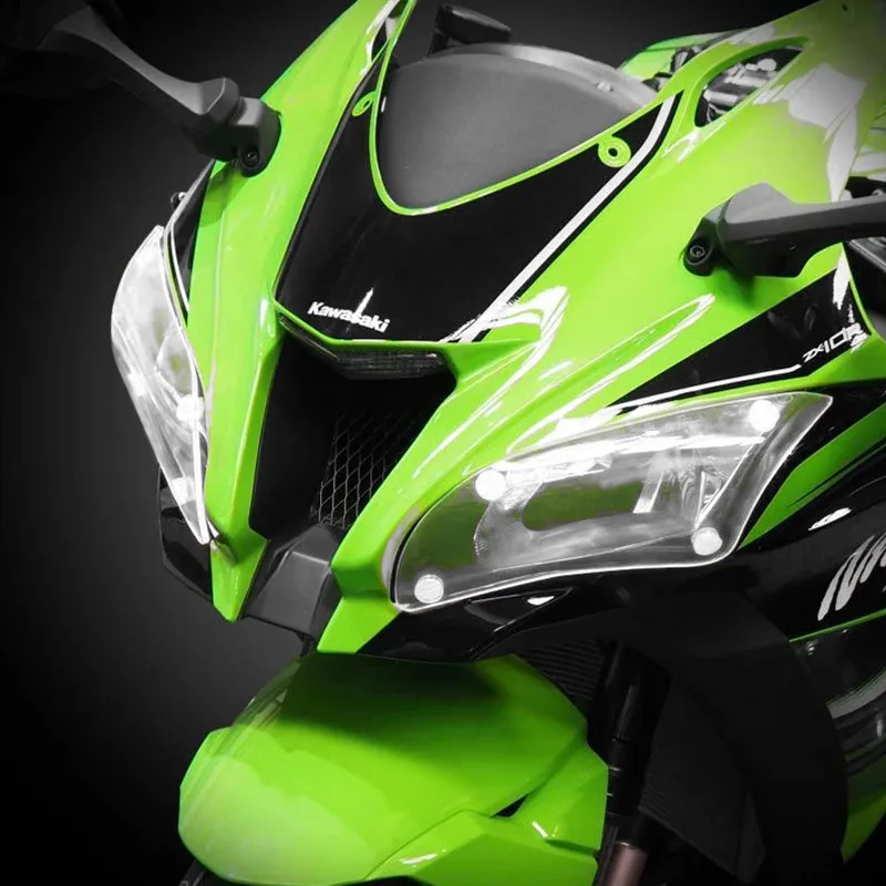 

FOR KAWASAKI NINJA ZX10R ZX 10R ZX-10R 2016 2017 Motorcycle Accessories Headlight Protection Guard Cover