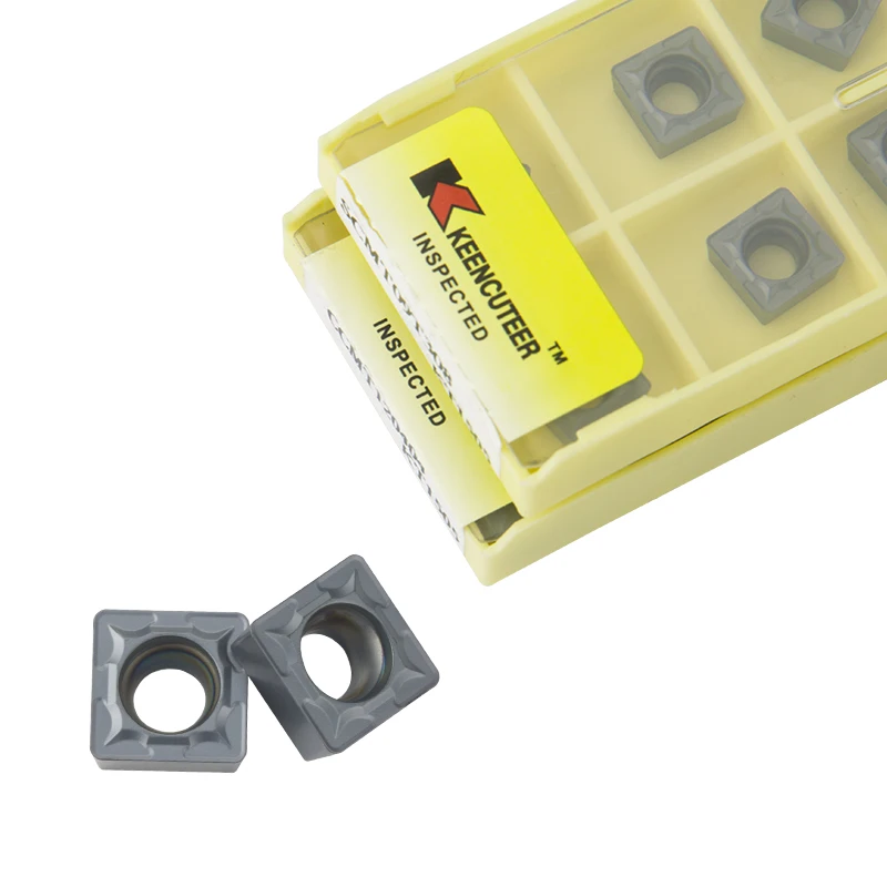 Imagem -03 - Lâmina de Controle de Precisão Cerâmica Quadrada Peças de Alumínio Scmt09t304 Scmt09t308-tm 10 Pcs Aço Inoxidável