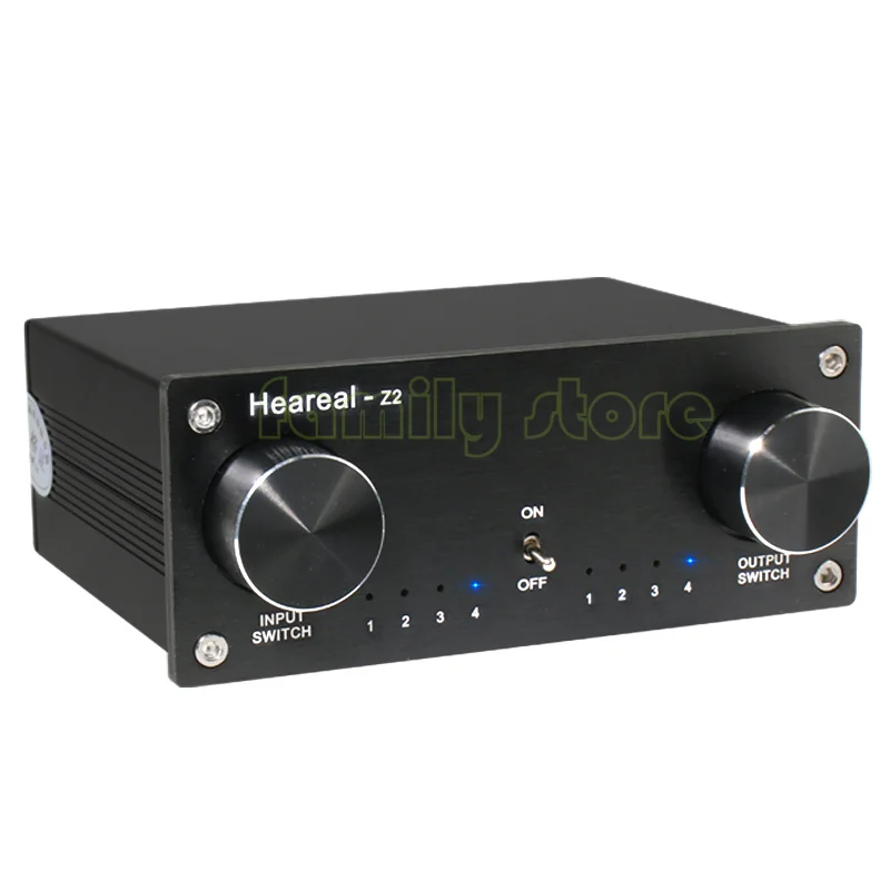 4 in 4 out 4 input 4 output conversion to distribute hifi audio signal adapter,Lossless audio switcher