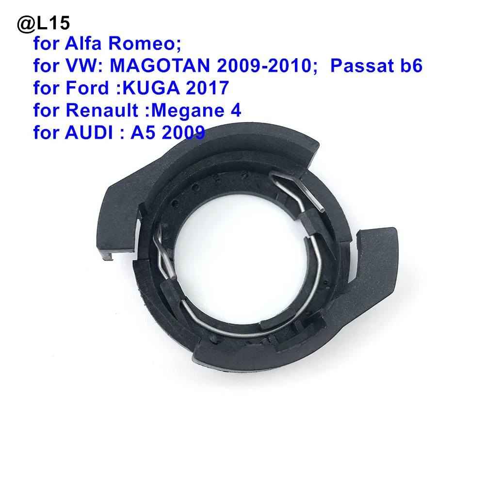 Car Adapter H7 HID LED headlight adapter For VW MAGOTAN Passat b6 LED Lamp Base For Alfa Romeo for Renault for AUDI A5 KUGA