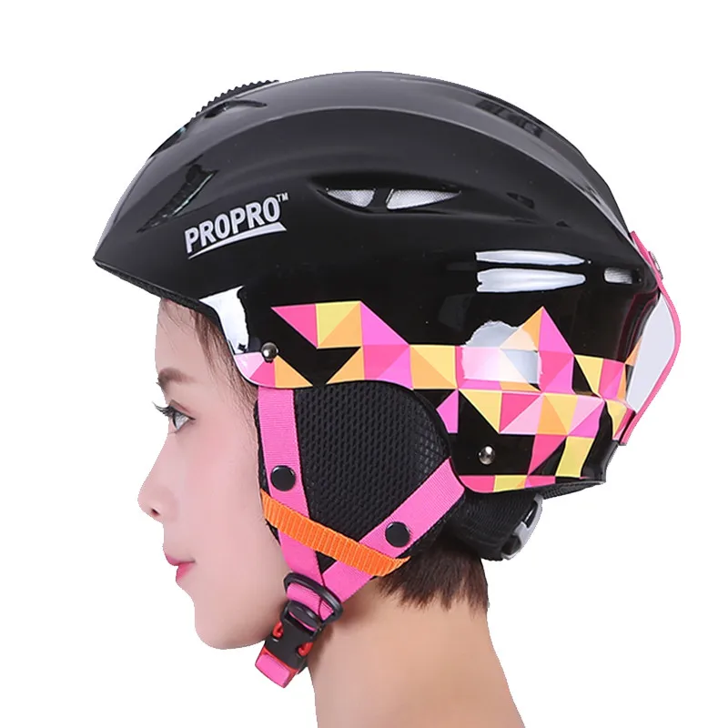 

Snow Helmet Adjustable Ski Single/Double Board Warm Breathable/Windproof Protective Equipment For Sports