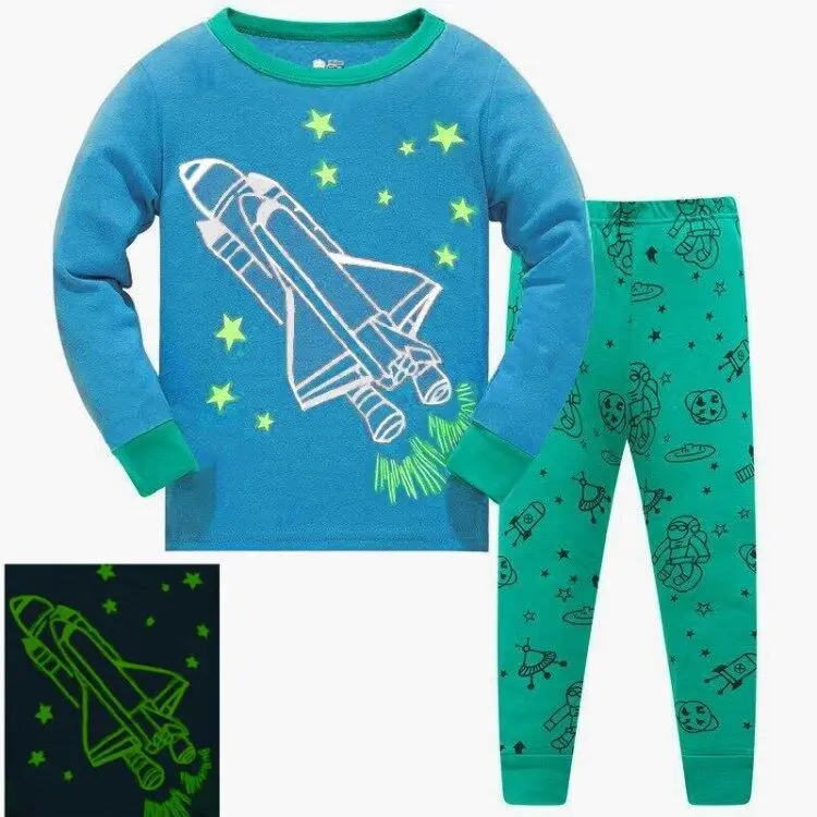 Children Pajama Sets Cartoon Boys Outfits Baby Pijamas Sleepwear Cotton Pyjamas Children Clothing