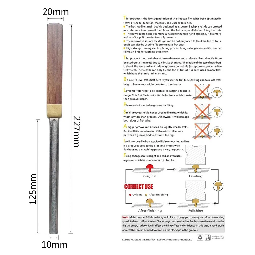 4 Size Guitar Fret Crowning File Guitarra Fret Repairing Luthier Tool Neck Fretboard Protector Sheet For Ukuleles Bass Banjo