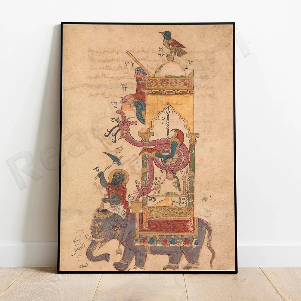 Archangel Gabriel meets Zayd ibn Amr| Poster Print| Islamic Wall Art| Art Print| Islamic Art Prints|Canvas Print Decor