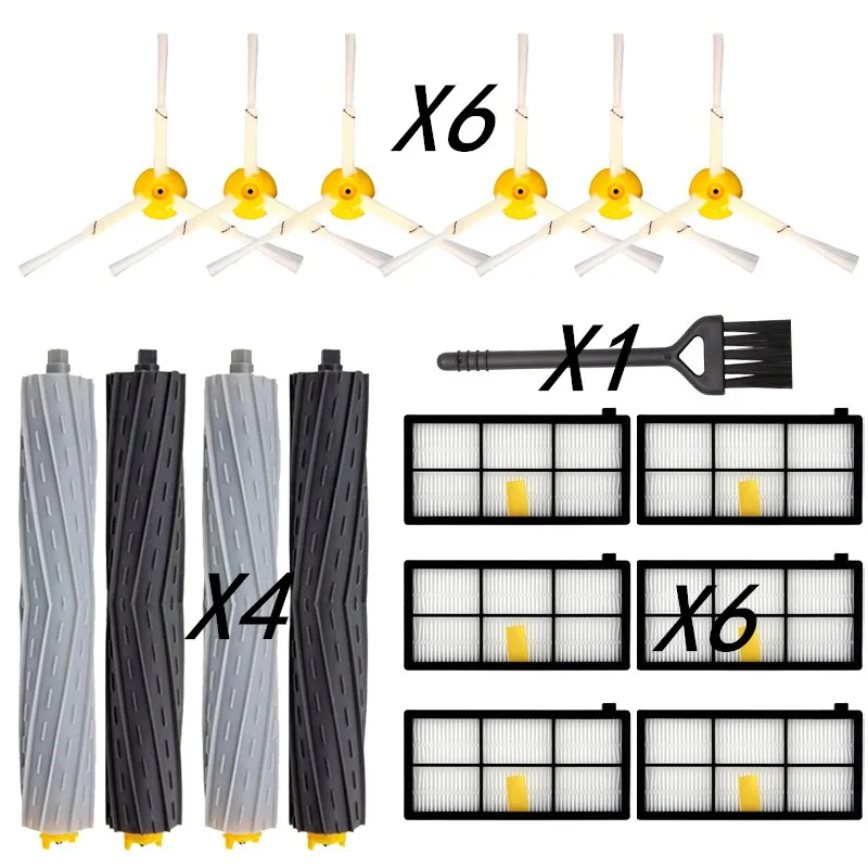 Washable Accessories Parts For iRobot Roomba 965 Robotic Vacuum Cleaner (Main Roller Side Brush Hepa Filter)