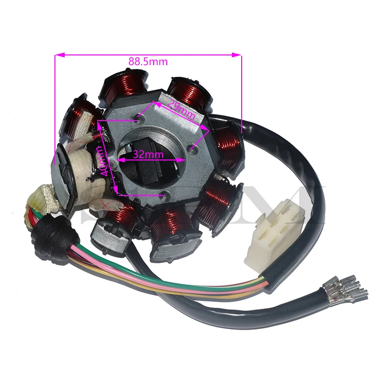 8 Pole Coil AC Ignition Magneto Stator for CG125-8 150cc 250cc Motocross ATV