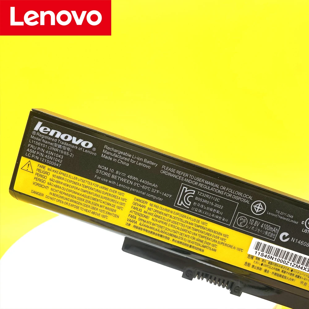 NEW Original 45N1042 45N1043 For Lenovo ThinkPad Edge V480 E49L V490 B480 B485 B490 B495 M480 M490 M495 B580 Laptop Battery