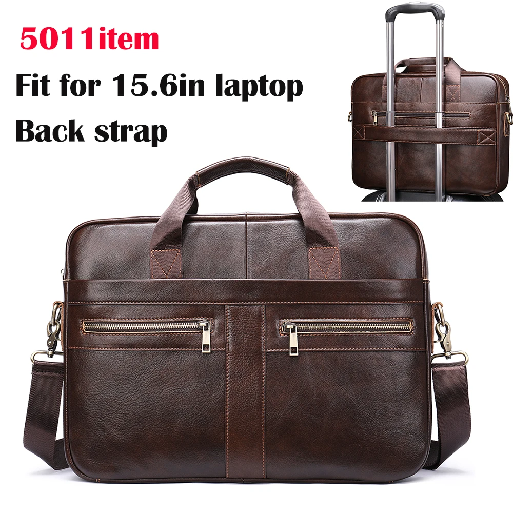 WESTAL Men\'s Briefcases Men\'s Bags Genuine Leather Lawyer/Office Bag Laptop Bag Men\'s Leather Briefcases Bag for Documents