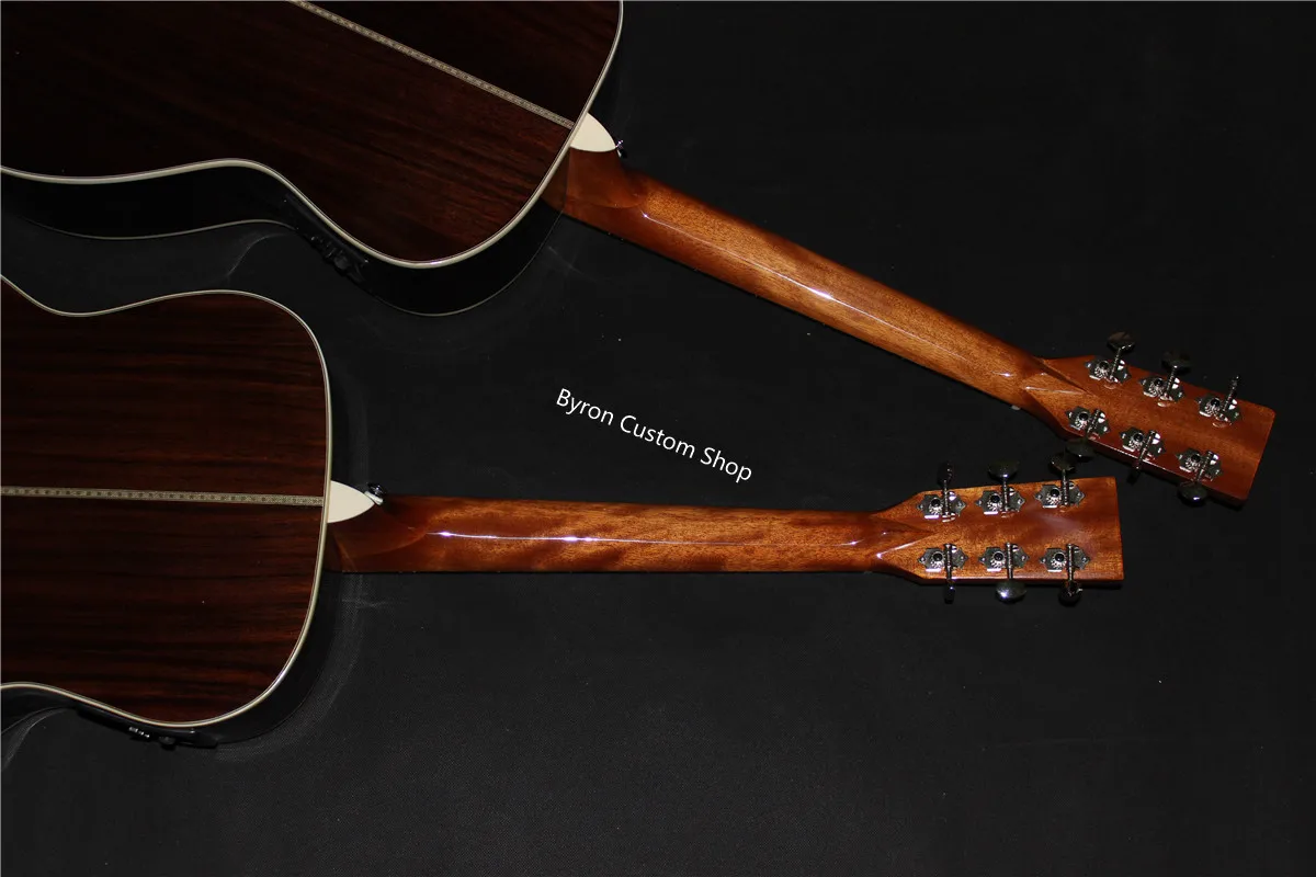 factory shop John signature acoustic electric guitars OM SOLID CEDAR acoustic guitar 14 frets JM acoustic guitar