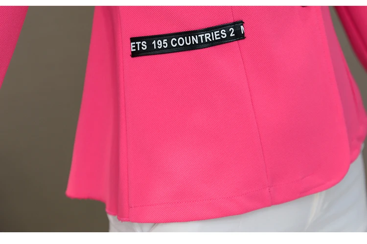 Plus Size Spring Autumn Womens Formal Elegant Jackets Coats Female V-neck Long Sleeve Jackets Ladies Short Outwear Coat