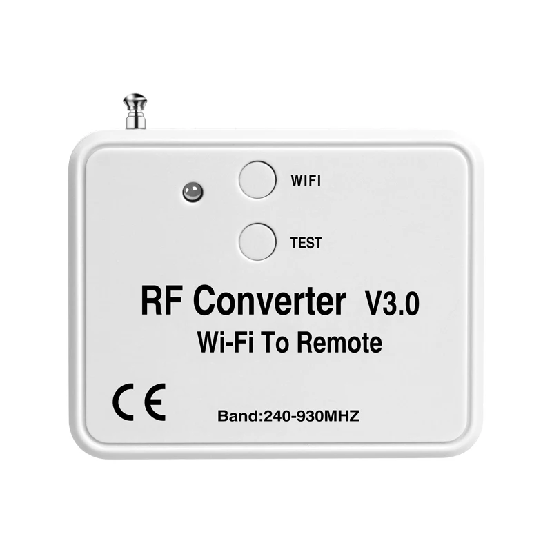 Universal Wireless Wifi To RF Converter Phone Instead Remote Control 240-930mhz For Smart Home