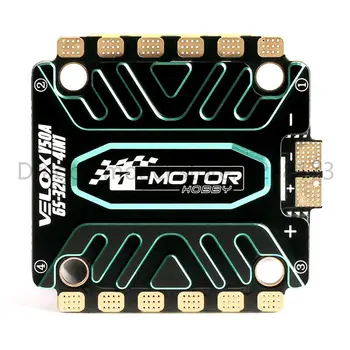 T-모터 VELOX V50A 50A 32Bit BLHELI32 4in1 브러시리스 ESC 3-6S LIPO 30X30mm, FPV 프리스타일 비행 컨트롤러 스택 DIY 부품