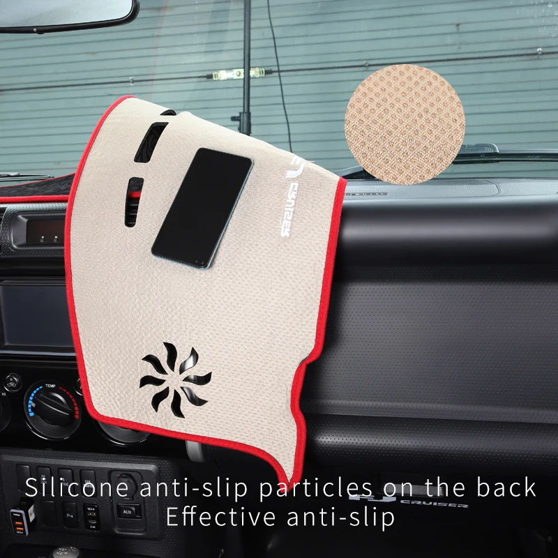 06-21 Year Toyota FJ Cruiser Accessories Interior Modification Dash Board Anti-Slip Anti-glare Decoration Mat Protection Pad