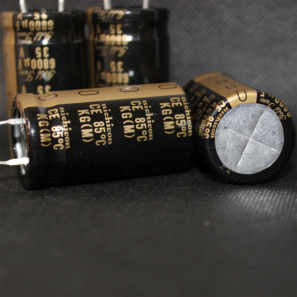 1 Buah-6 Buah 6800UF 35V Nichicon KG Tipe I 22*40Mm Pitch 10Mm 35V/6800Uf Kapasitor Elektrolitik Audio Kaki Aloi