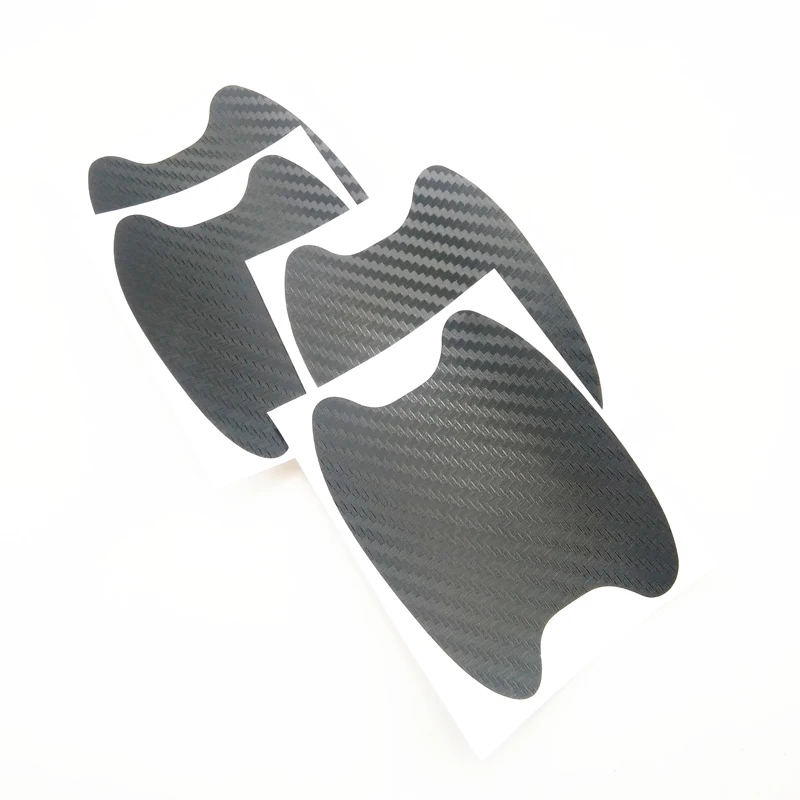 Universal 4 carbon fiber car door protector bowl sticker auto parts for BMW 1 2 3 4 5 6 7 Series X1 X3 X4 X5 X6 325 328 F30 F35