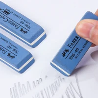 Faber Castell Natural Rubber Eraser for Gel Pen/Ballpoint Pen/Fountain Pen/Ink Pen Erasable Students Sand Rubber Stationery 7016 2