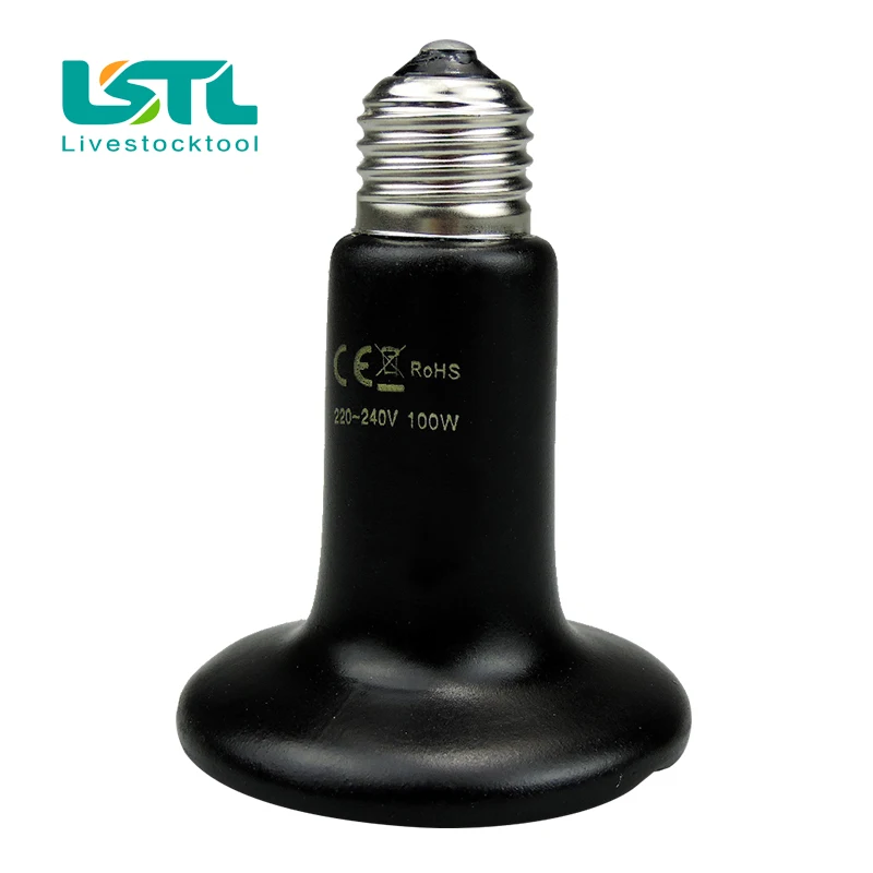 E27 Heat Lamp Pet Reptile Far Infrared Ceramic Heating Lamp 220V Mini Heat Emitter Light Bulb 25W 50W 75W 100W 150W 200W