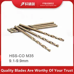 1PC 9.1 9.2 9.3 9.4 9.5 9.6 9.7 9.8 9.9mm HSS-CO M35 Good Quality High Cost Twist Drill Bits For CNC Lathe Tool