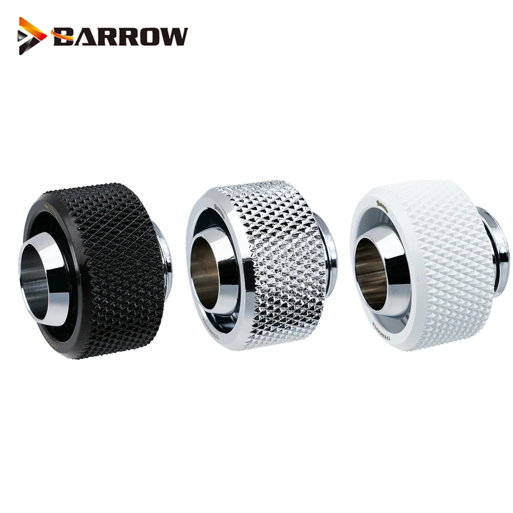 Barrow Multi Kleur G1 /4 "10X16Mm Zachte Buis Hand Twist Fittings Computer Waterkoeling Slang buisleidingen, TFHRKN38H