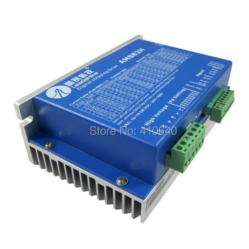 

1 Piece Free Shipping AM882H-DK Leadshine 2 Phase Digital Stepper Drive With Max 80 V / 8.2A specially used for CNC router