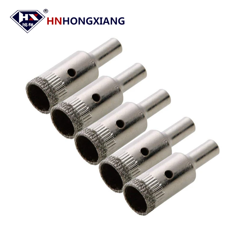 

HNHONGXIANG 6-50mm Diamond Drill Bits Set,15pcs Diamond Hole Saws Drill Bits For Glass, Porcelain, Ceramic Tile, Marble Quartz