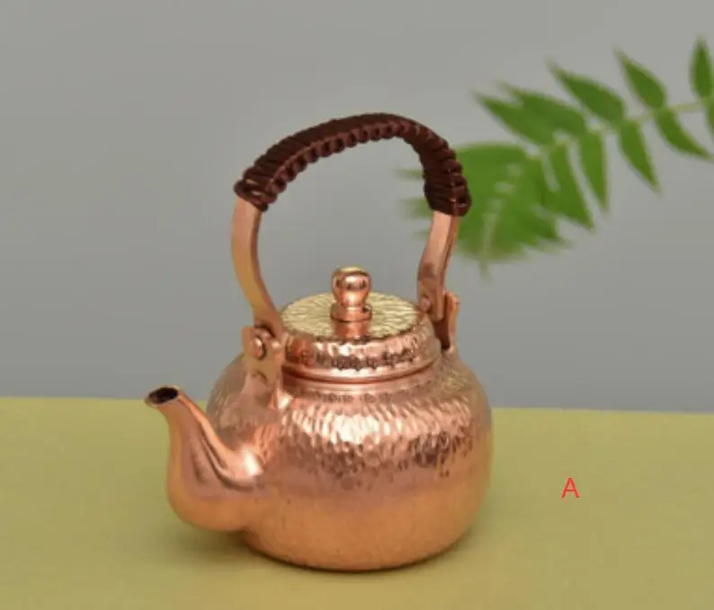 

New Pure copper handmade antique pot boiling teapot decoration