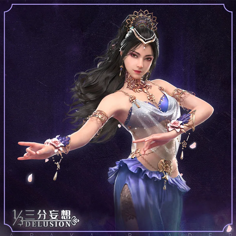 

Game Naraka: Bladepoint Cosplay Costume Bladepoint New Skin Lolita Women's Dress Role Play Clothing Sizes S-L New