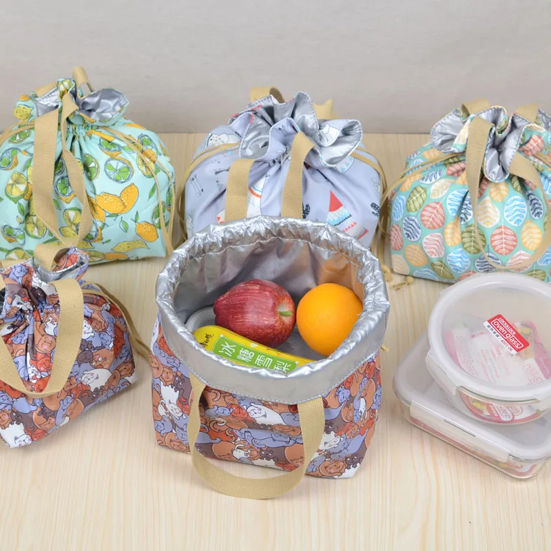 

Insulation Bag Cold Lunch Food Beverage Box Beverage Storage Japanese Cold Storage Bag Zipper Picnic Tinfoil Food Bag