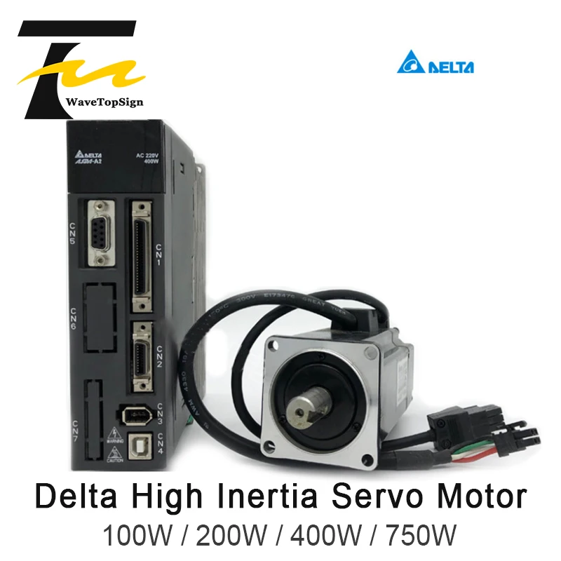 WaveTopSign Delta  Servo Motor kit A2 Series 100W 200W 400W 750W ASD-A2-0121 A2-0721-L A2-0421-E A2-0721-M 0221 0421 0721-L/M