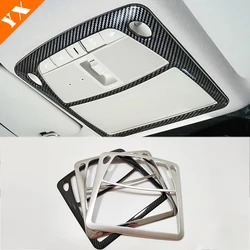 Carbon/Chrome for Nissan X-Trail t32 Rogue Murano Sentra Pathfinder Front Rear Reading Lampshade Light frame panel Cover Trim