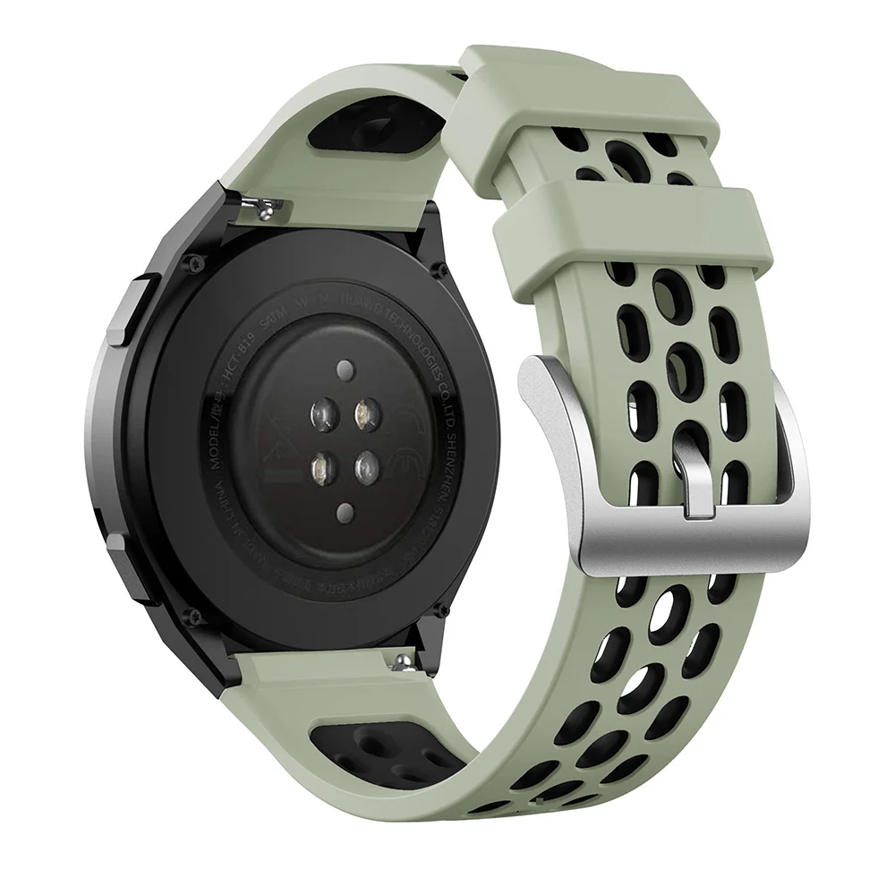 22Mm Originele Sport Siliconen Band Voor Huawei Horloge Gt 2e Smart Horloge Vervanging Armband Polsband Voor Huawei Gt2e Accessoires