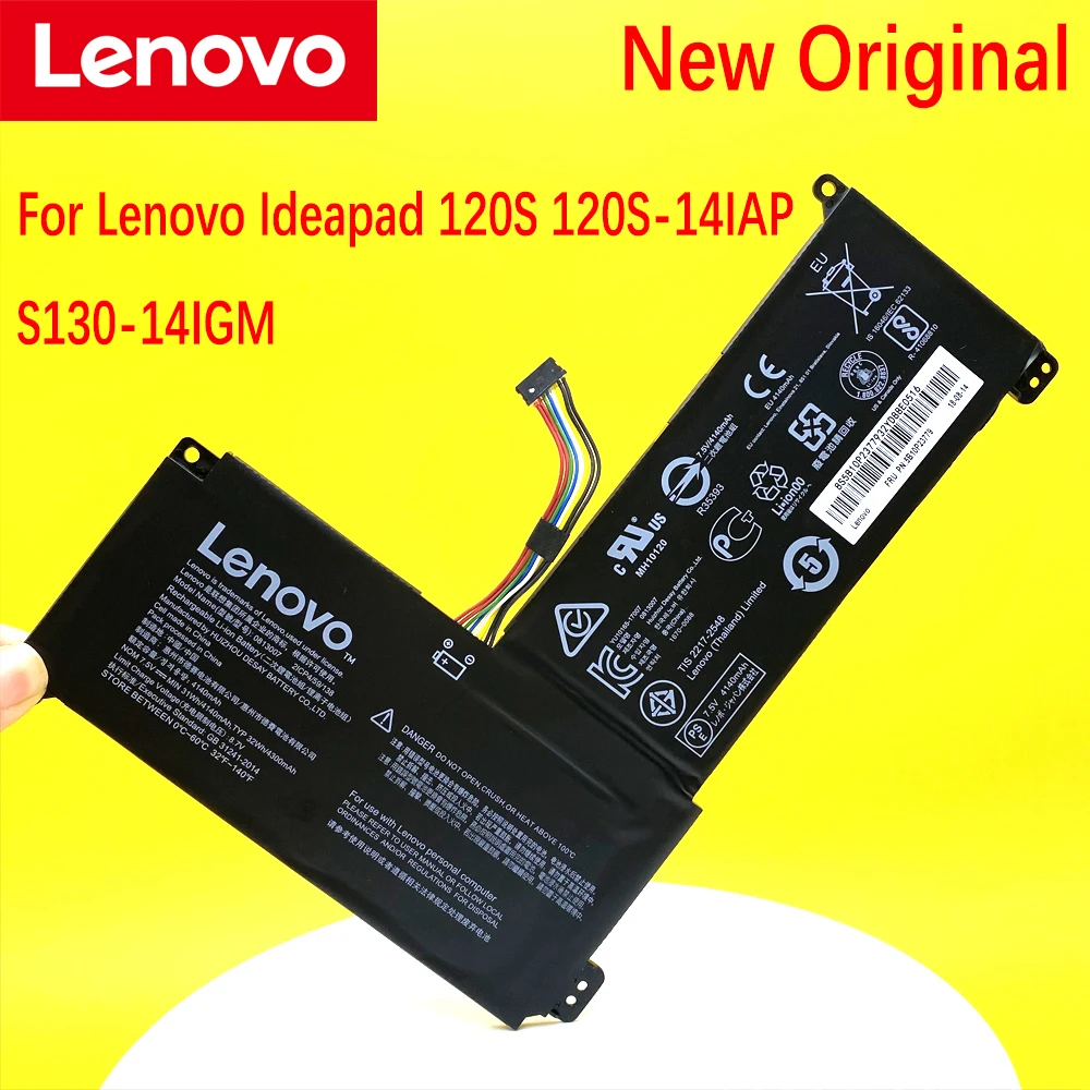 

New Original for Lenovo IdeaPad 120S-14IAP Series Tablet 130S-11IGM 14IGM S130-11IGM Notebook 0813007 4300mAh Laptop battery