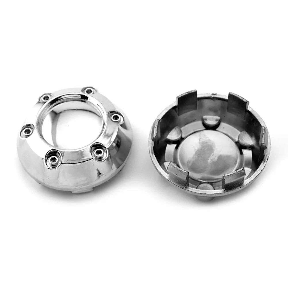 1pc 67mm 61mm Chrome Silver Pure Base Car Wheel Center Cover For Rims Without Emblem Auto Universal Hub Caps For Alloy Wheel