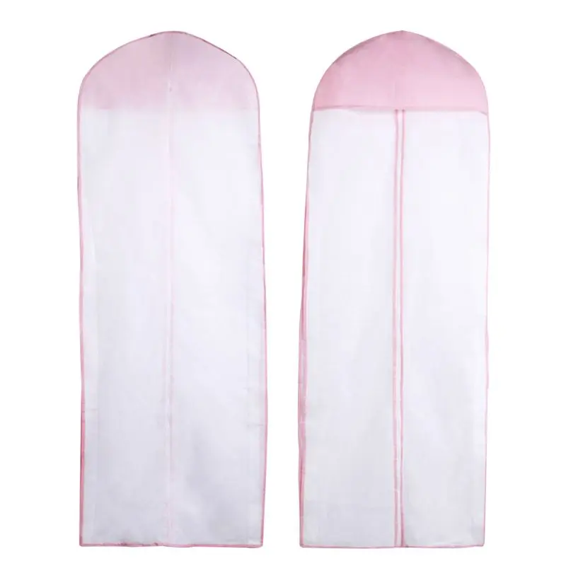 

150cm Large Non-Woven Fabric Wedding Dress Evening Gown Dustproof Cover Bridal Garment Robe Storage Bag Long Clothes Case