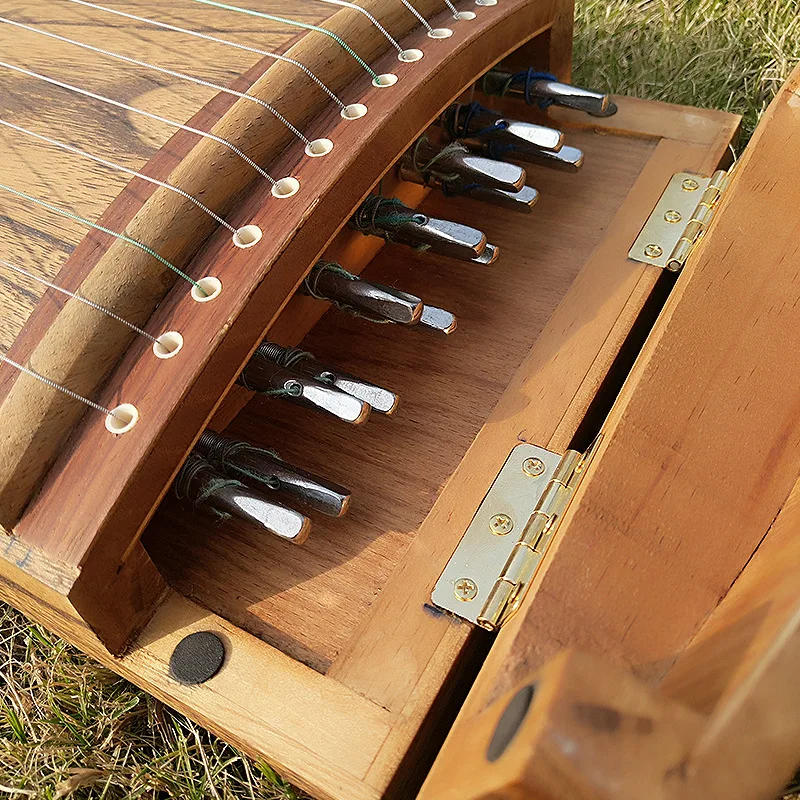 70CM portable 13-string small guzheng zither for beginner entry exercise