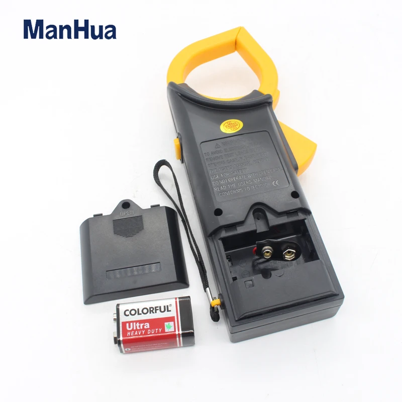 ManHua DT266 AC / DC voltage tester LCD digital clamp multimeter tool