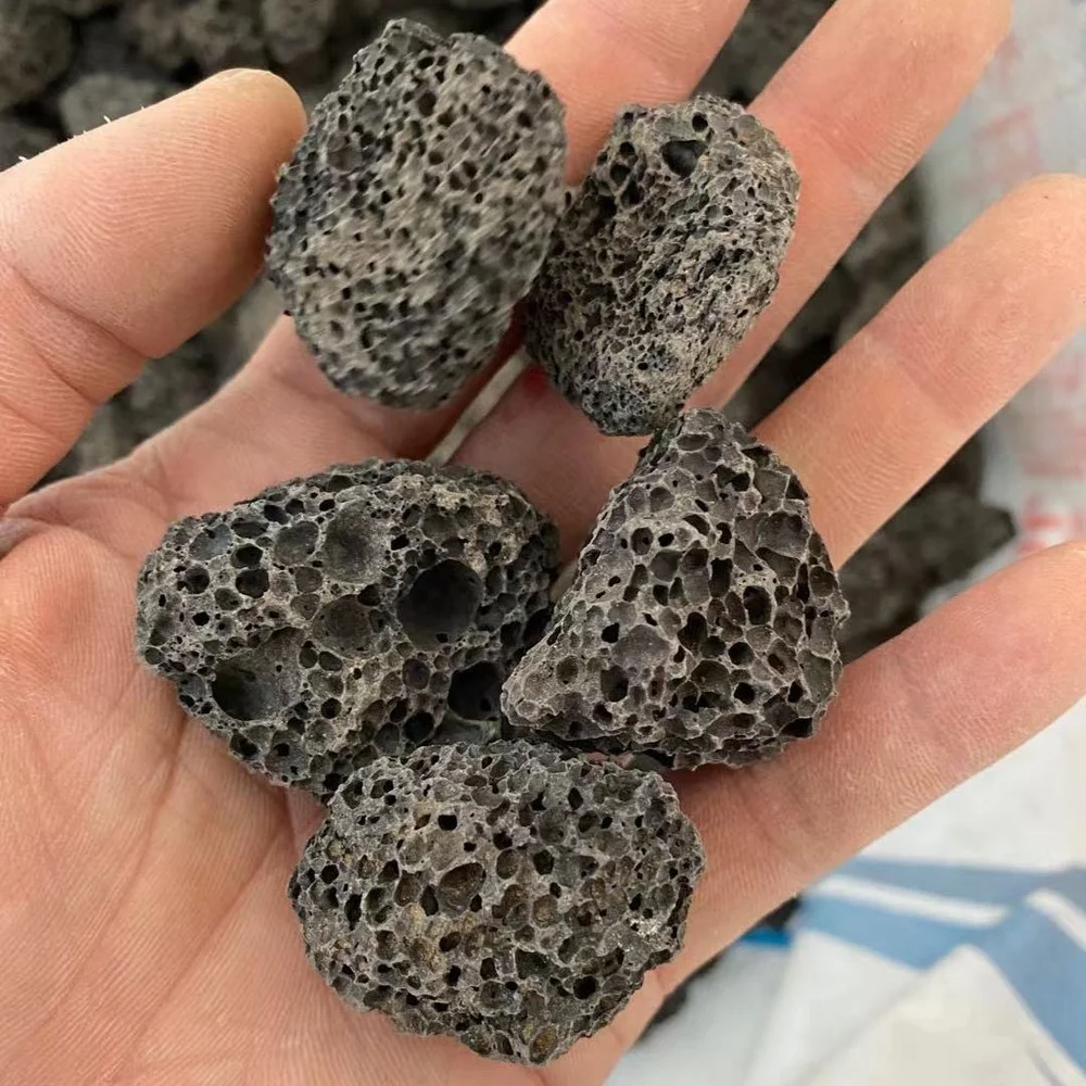 50g/pack Natural Porous Volcanic Rock Original Stone Geode Aromatherapy Essential Oil Diffuser Fish Tank Flower Pot Home Decor