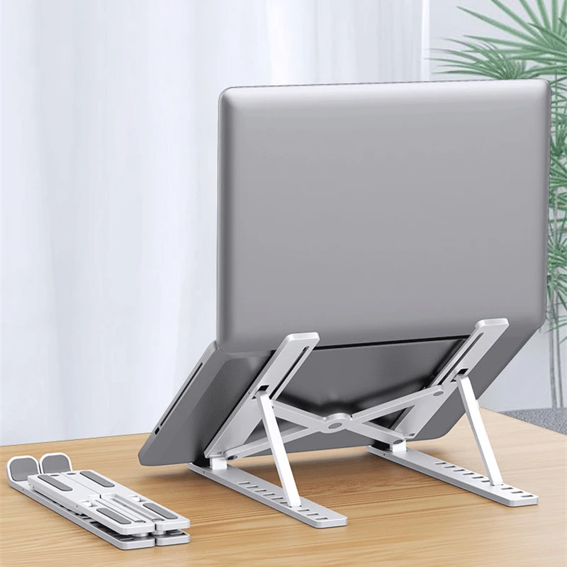 Soporte plegable de aluminio para portátil, accesorio ajustable para Macbook Air