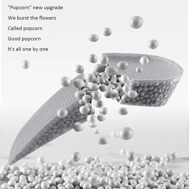 Boost Inner Heightening Insole Women And Men Invisible Heightening Silicone Martin Boots Positive Height Popcorn Heightening Pad