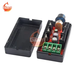 DC 12V 24V 2000W 40A DC Motor Speed Controller 9-50V PWM HHO RC Fan Speed Regulator Adjustable Power Control Switch with Case