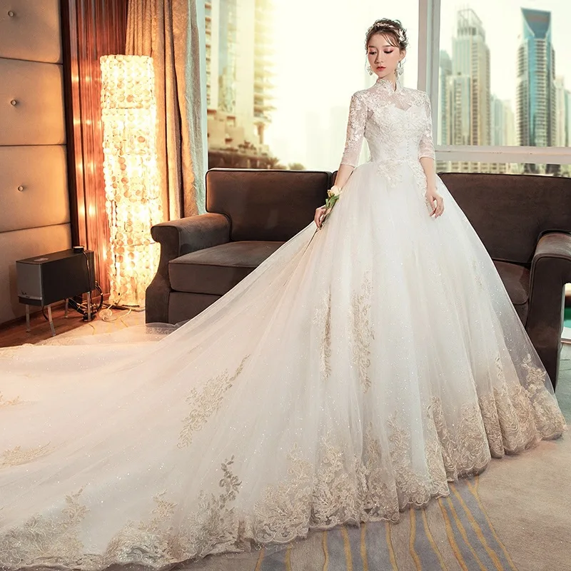 knee length dresses for ladies Casablanca Bridal Beloved BL434 Size 10 Wedding Dress Mermaid Sheer Long Sleeve Lace Bridal