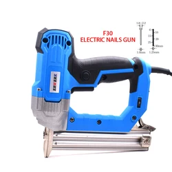 2300W Heavy Duty Electric Nails Gun F30 Brad Framing Tacker Household Eletric Power Tools