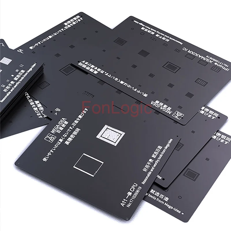 Qianli Mega Idea BGA Reballing Stencil for Samsung S9+ S9 S8+ S8 S7 S6+ S6 Series Motherboard CPU Repair Tin Reballing Stencil