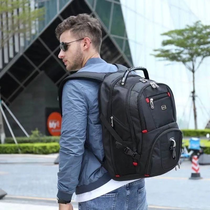 

Rucksack Schoolbag Mochila Hiking Travel bag 17" Laptop Backpack Waterproof USB Charge Port Swiss-style Multifunctional