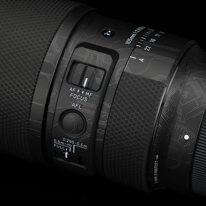 SIGMA 105ART Lens Decal Skin For Sigma 105mm F2.8 DG DN MACRO Art Lens for Sony Mount Protector Coat Wrap Anti-scratch Sticker