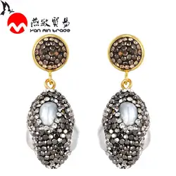 2020 New Fashion Women's Freshwater White Pearl Earrings 3 Style Girls Birthday Party Dangler New Hanging Earrings Jewelry