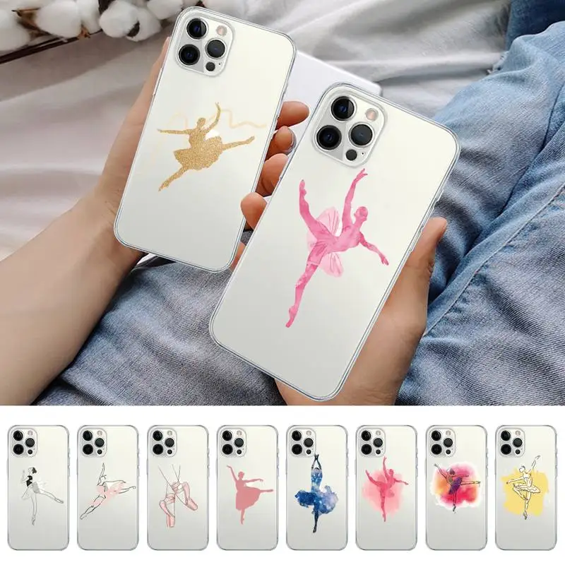 Ballerina Dance Ballet Girl Phone Case for iPhone 11 12 13 mini pro XS MAX 8 7 6 6S Plus X 5S SE 2020 XR case